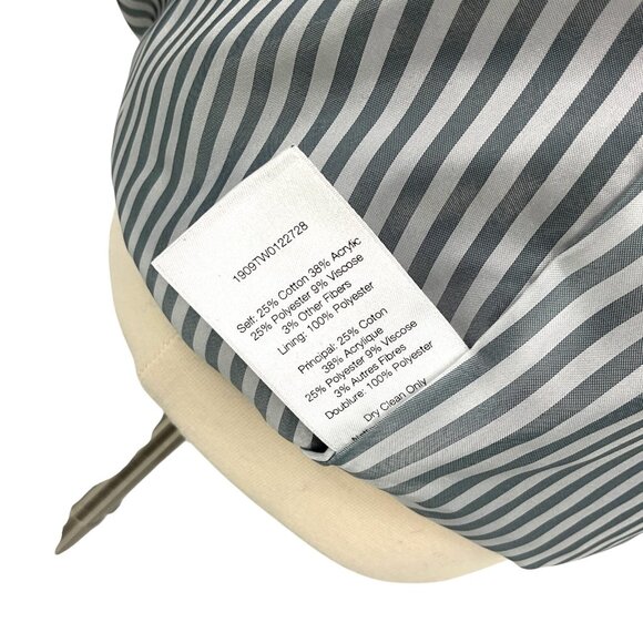 Veronica Beard Simona Tweed Button Front Dress Black Short Sleeve Size 00 - Picture 10 of 11